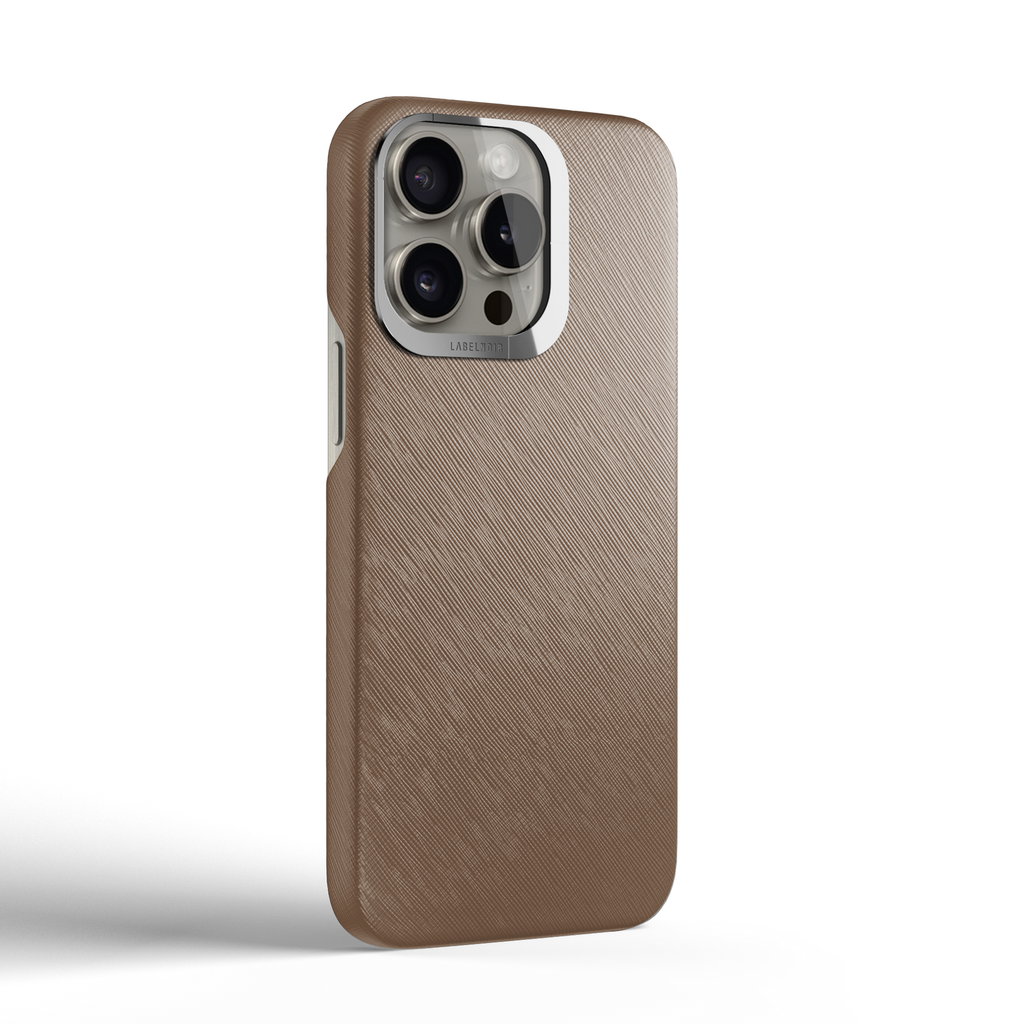 Iphone 16 Pro Taupe Saffiano Case | Magsafe