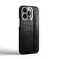 Iphone 16 Pro Black Alligator Strap Case | Magsafe