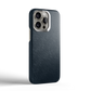 Iphone 16 Pro Navy Blue Saffiano Case | Magsafe