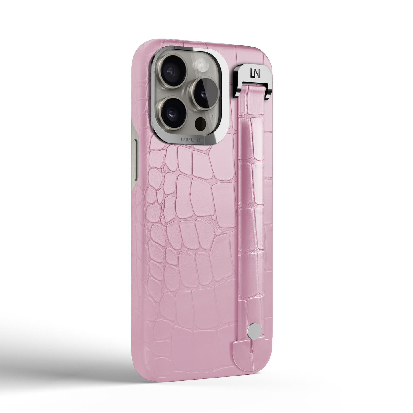 Iphone 16 Pro Pink Alligator Removable Strap Case | Magsafe