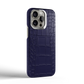 Iphone 16 Pro Max Navy Blue Alligator Case | Magsafe