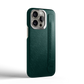 Iphone 16 Pro Forest Green Saffiano Strap Case | Magsafe