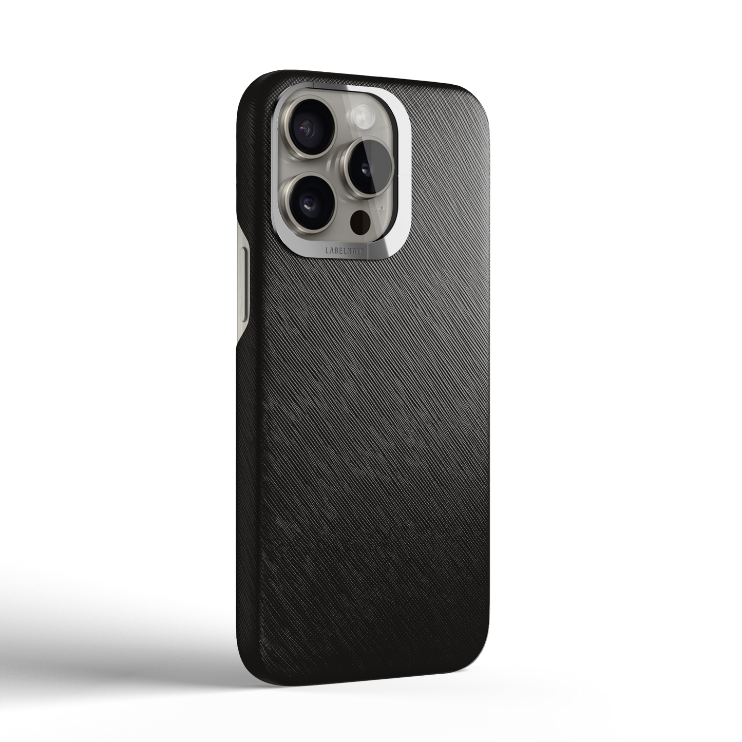 Iphone 16 Pro Black Saffiano Case | Magsafe