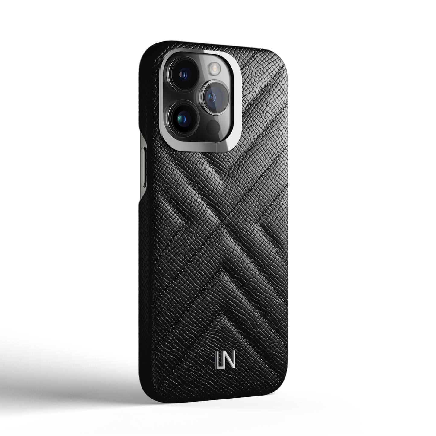 Iphone 13 Pro Black Quilted Case
