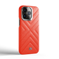 Iphone 14 Pro Orange Quilted Case