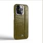 Iphone 14 Pro Kaki Alligator Strap Case | Magsafe
