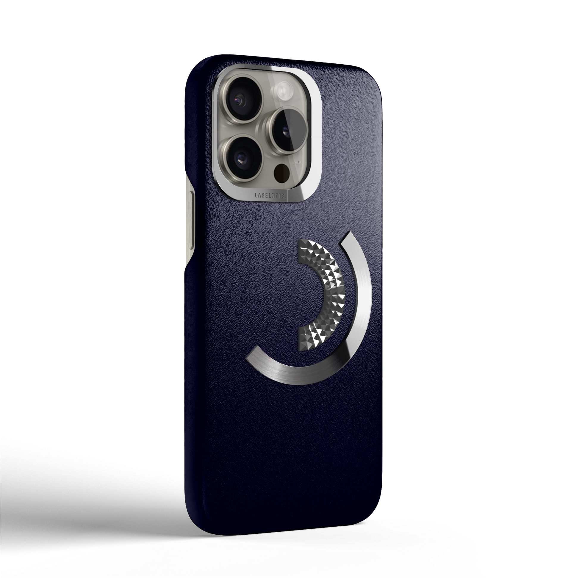 Iphone 16 Pro Navy Blue Ornate Case | Label Noir Genève