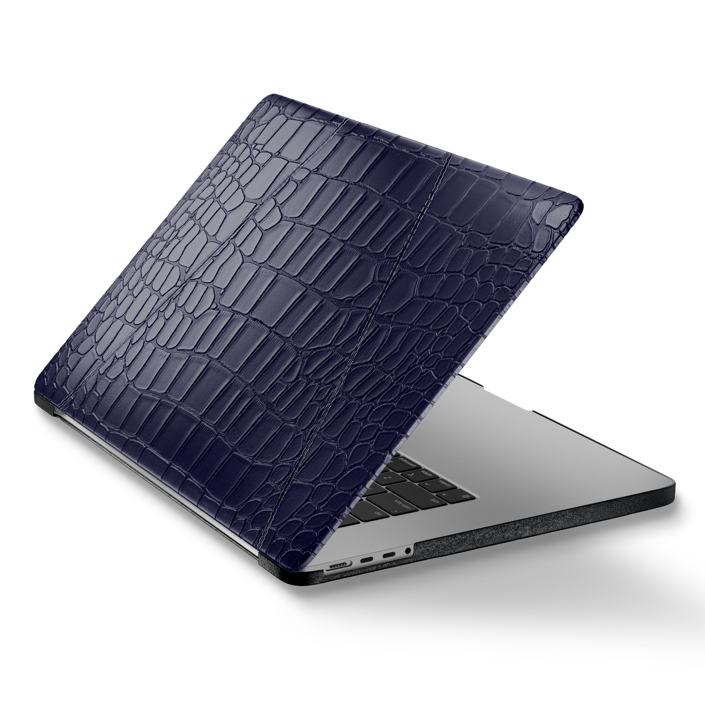 MacBook Pro 13-inch Navy Blue Alligator Case