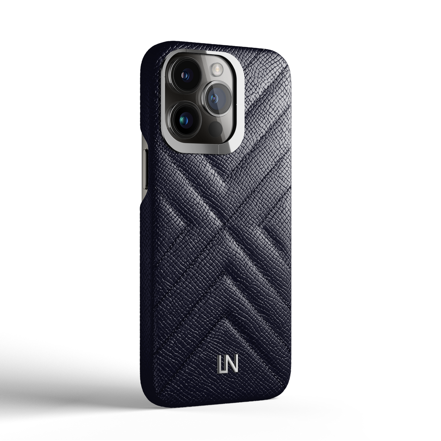 Iphone 13 Pro Navy Blue Quilted Case