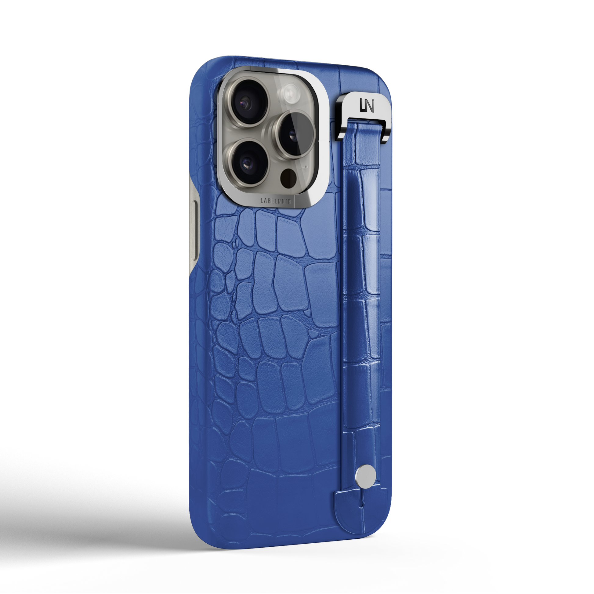 Iphone 16 Pro Max Phantom Blue Alligator Removable Strap Case | Magsafe