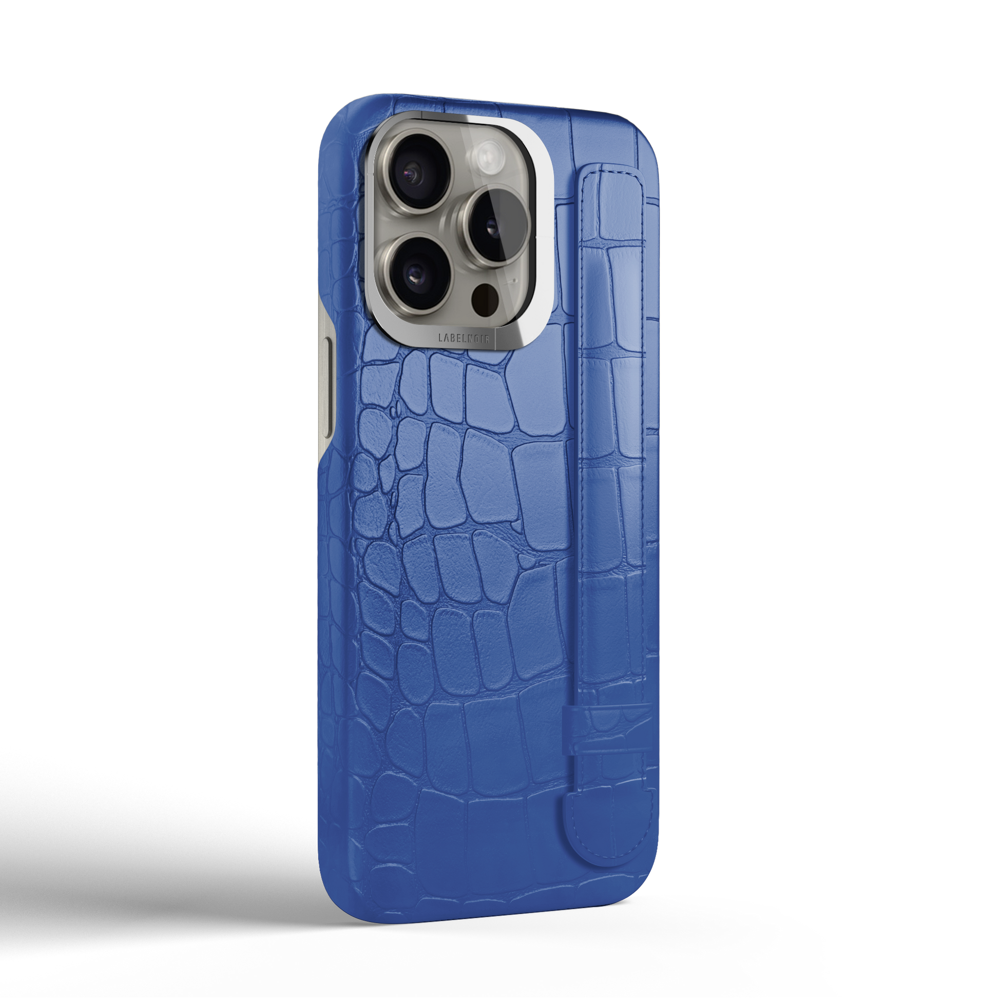 Iphone 15 Pro Phantom Blue Alligator Strap Case | Magsafe