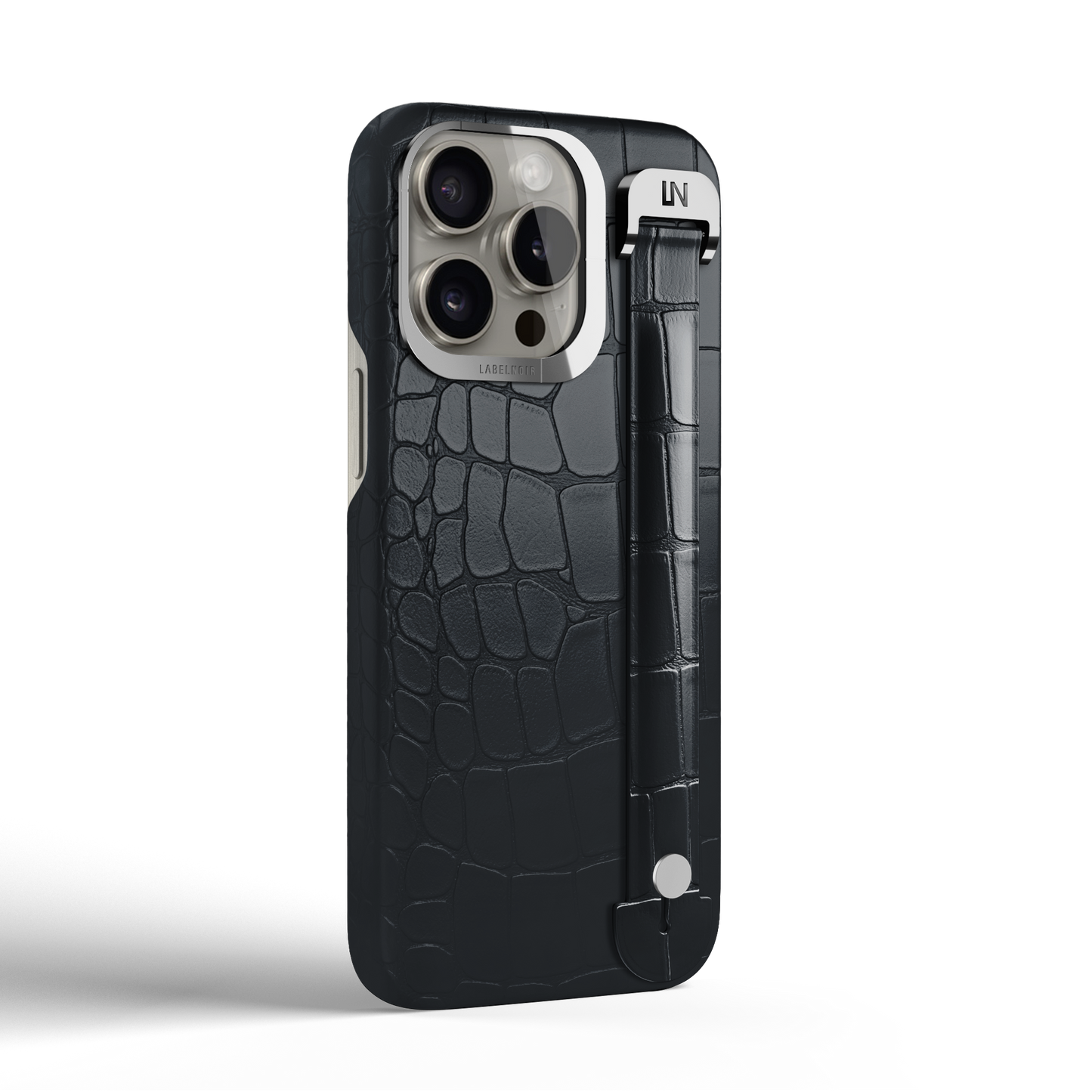 Iphone 16 Pro Graphite Alligator Removable Strap Case | Magsafe