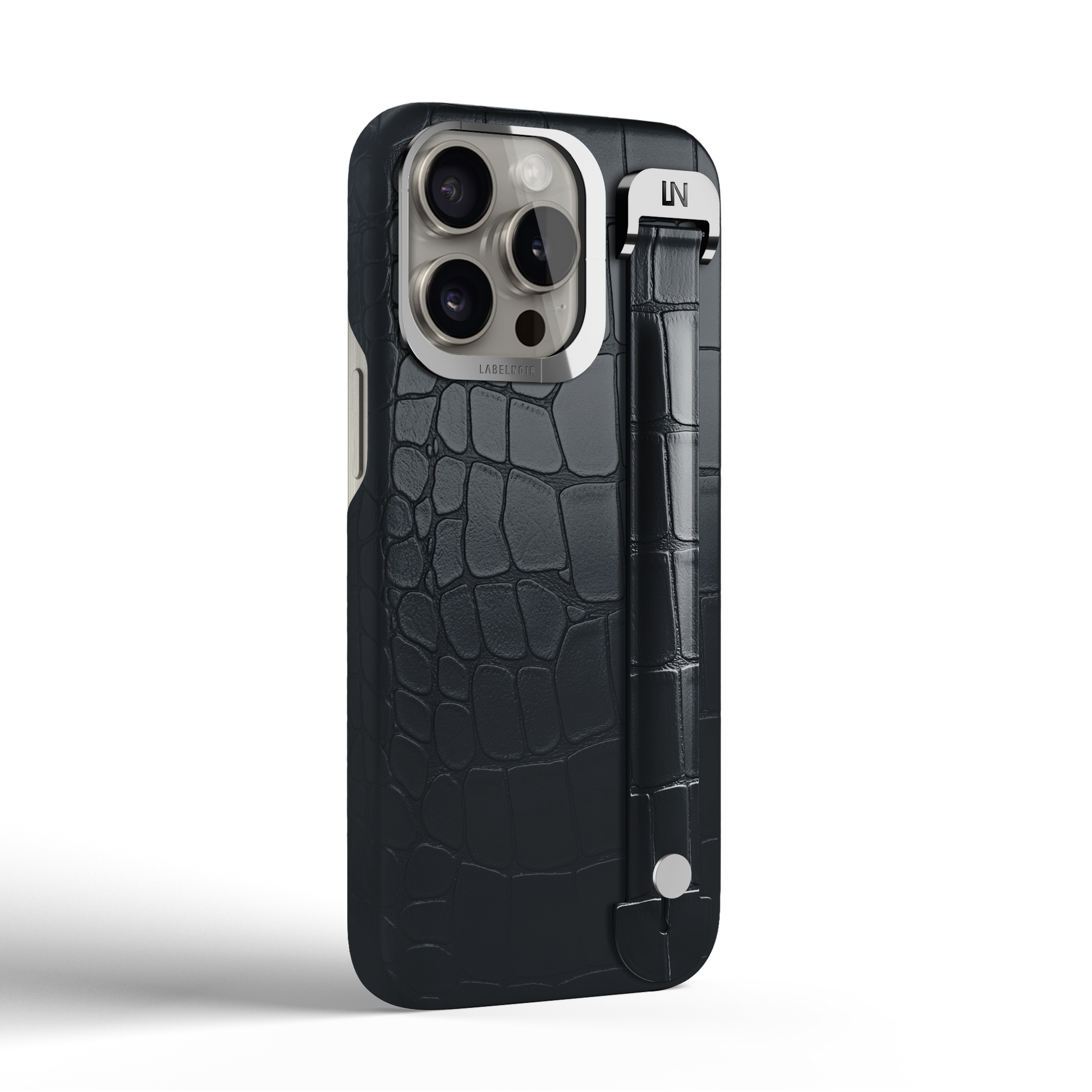 Iphone 16 Pro Graphite Alligator Removable Strap Case | Magsafe