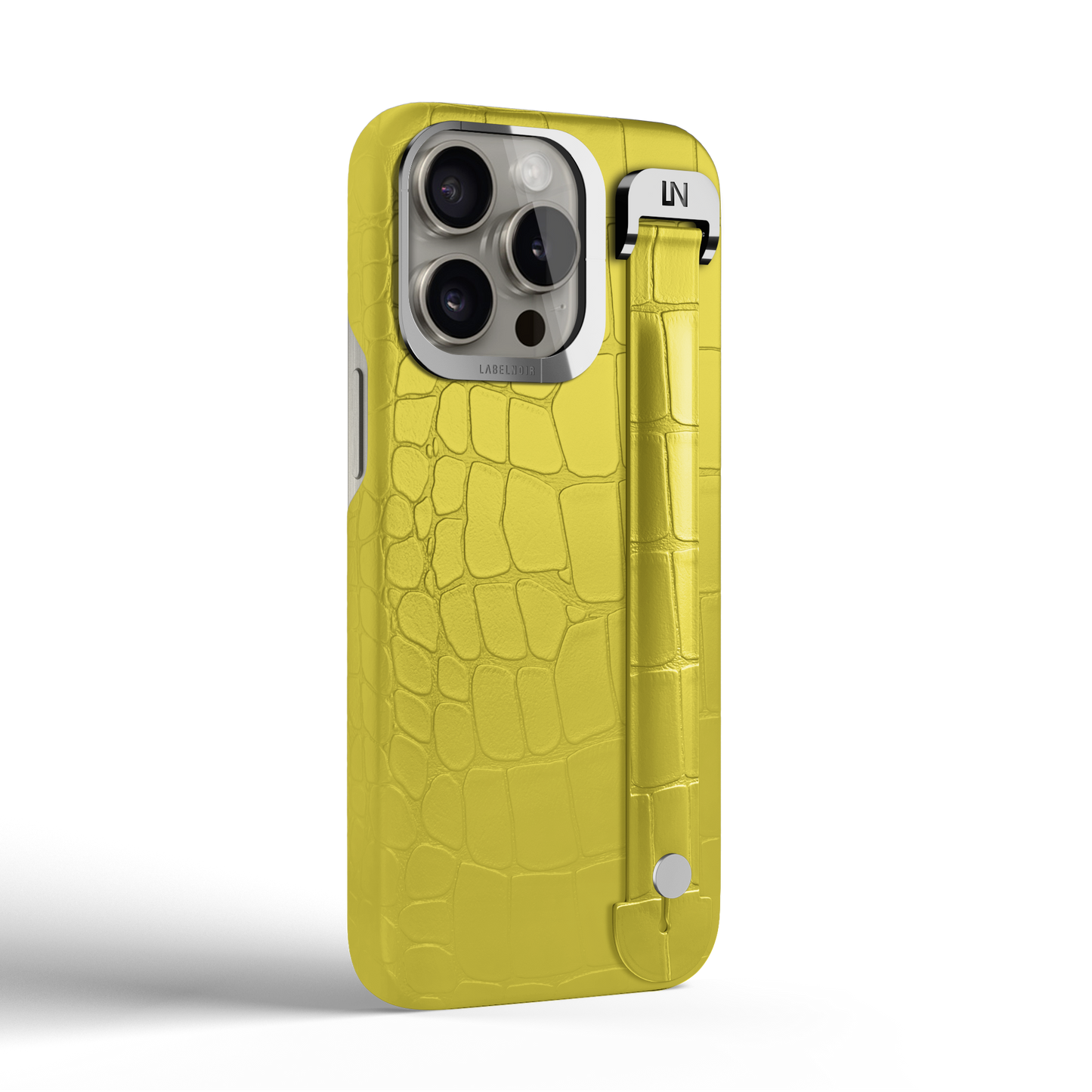 Iphone 16 Pro Yellow Alligator Removable Strap Case | Magsafe