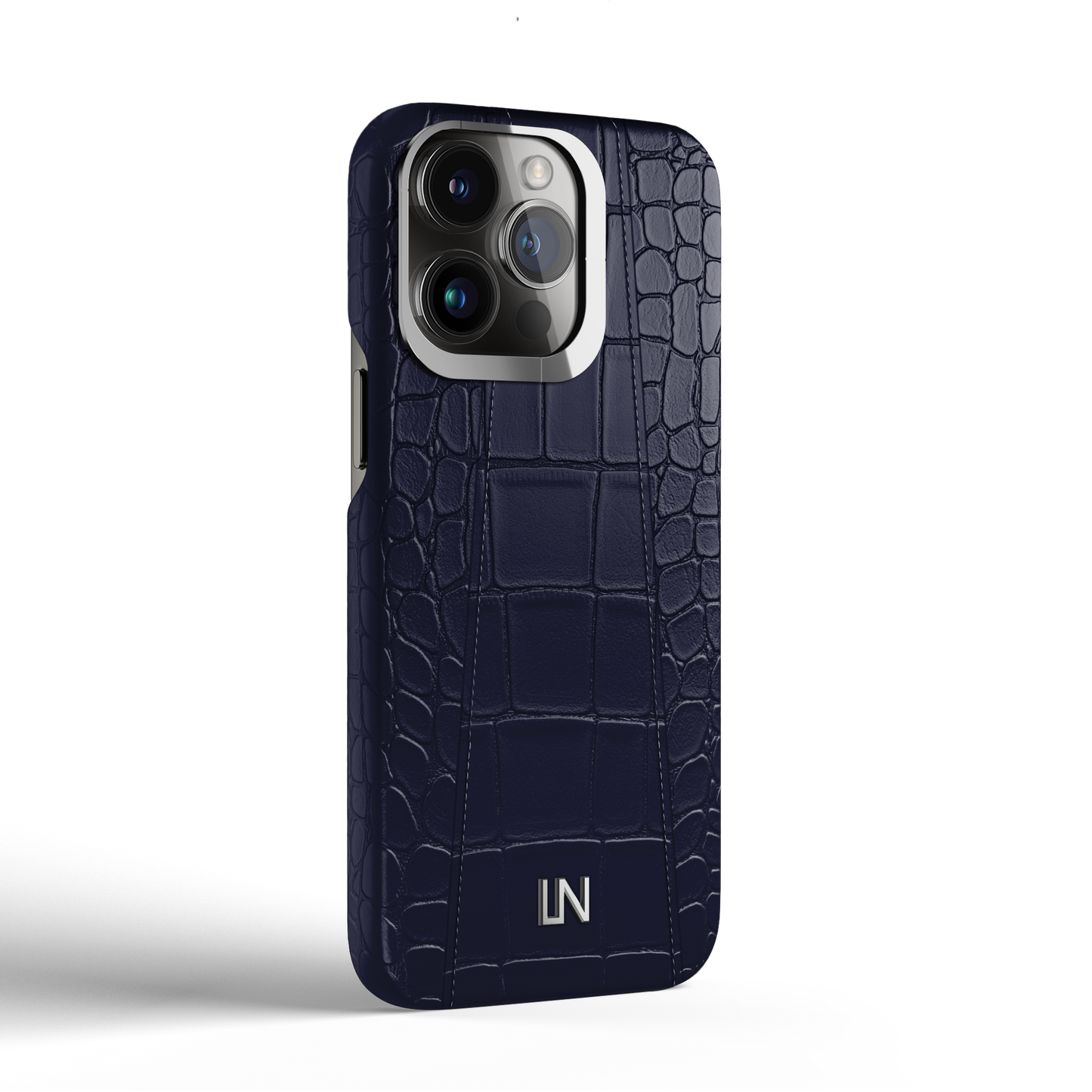 Iphone 14 Pro Navy Blue Alligator Case | Magsafe