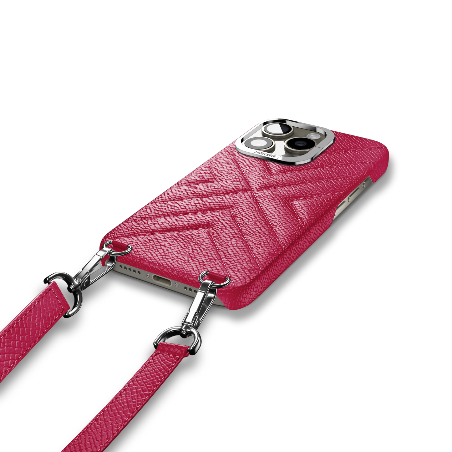 Iphone 16 Pro Fuschia Crossbody Case | Label Noir Genève