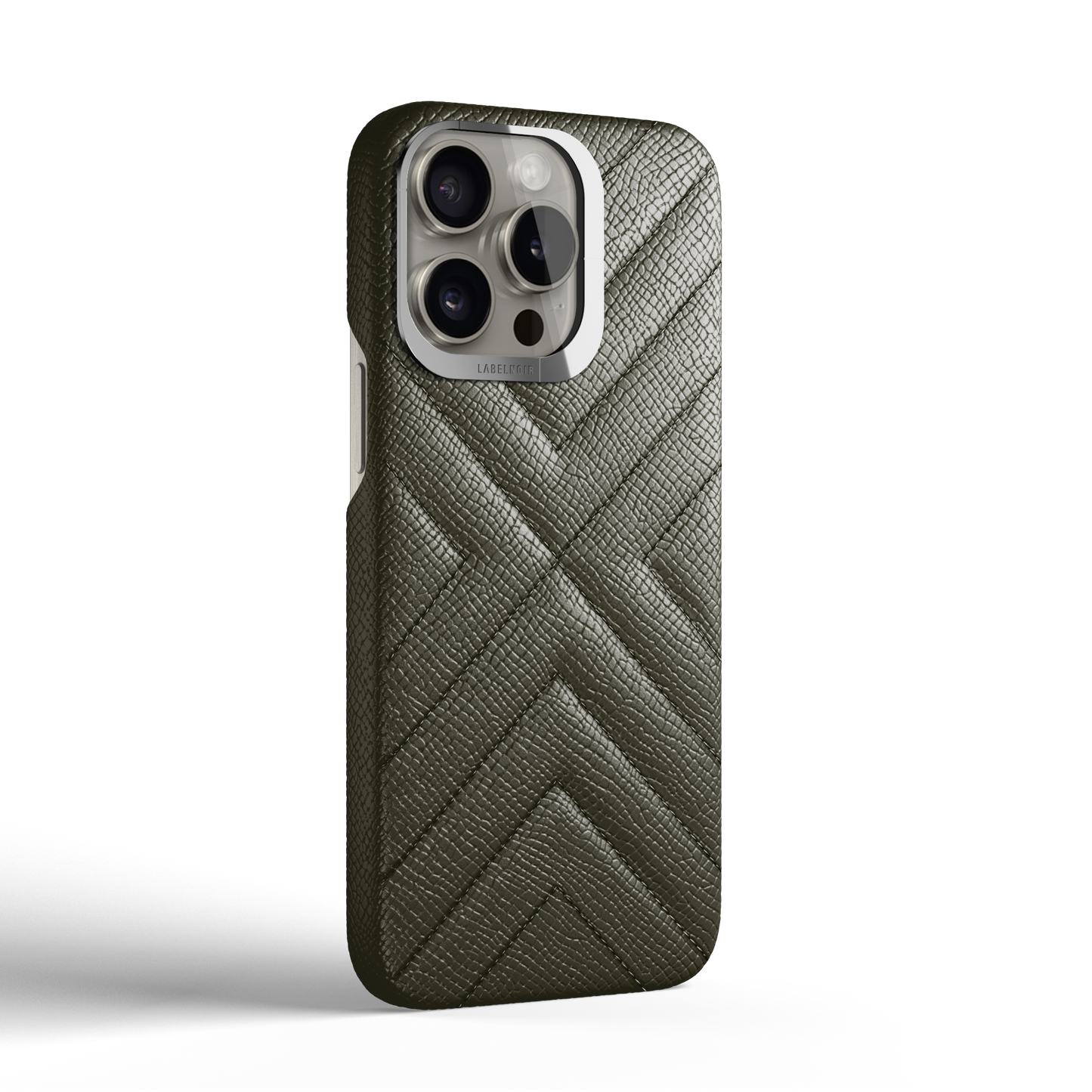 Iphone 15 Pro Kaki Quilted Case