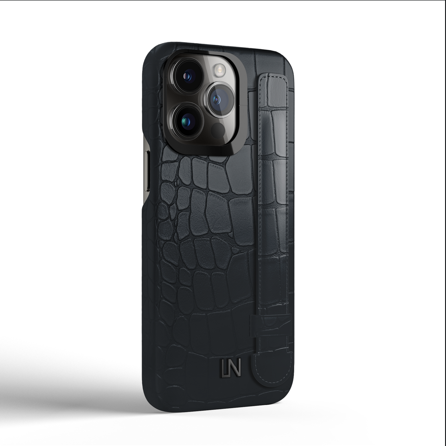 Iphone 13 Pro Graphite Alligator Strap Case | Magsafe