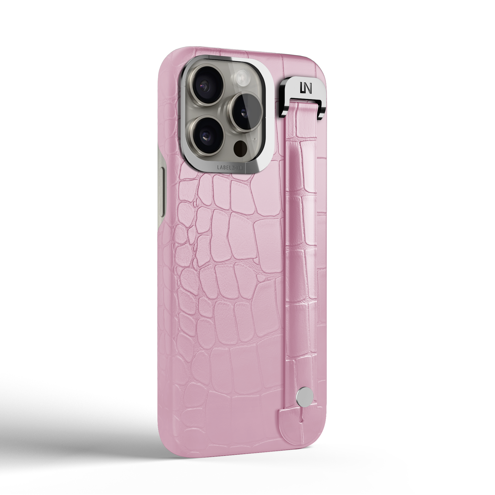 Iphone 16 Pro Max Pink Alligator Removable Strap Case | Magsafe