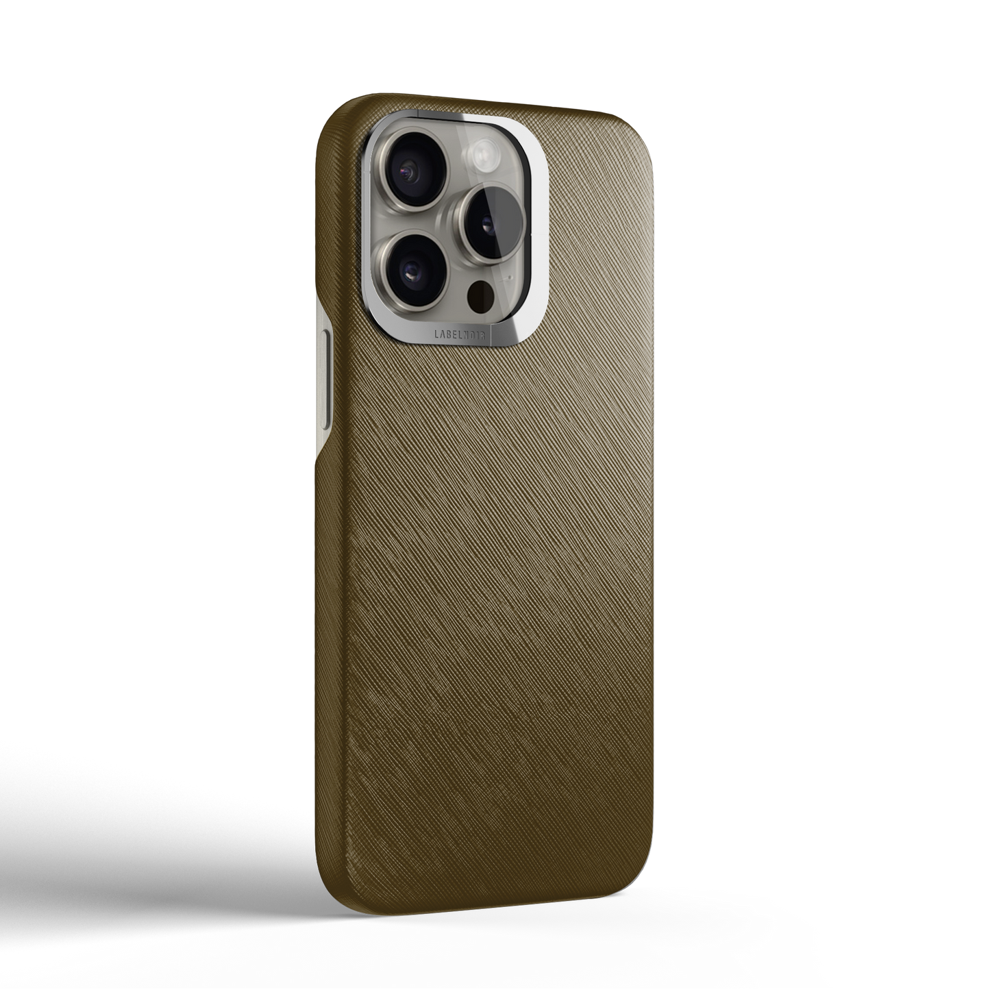 Iphone 15 Pro Kaki Saffiano Case | Magsafe
