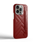 Iphone 15 Pro Ruby Quilted Strap Case