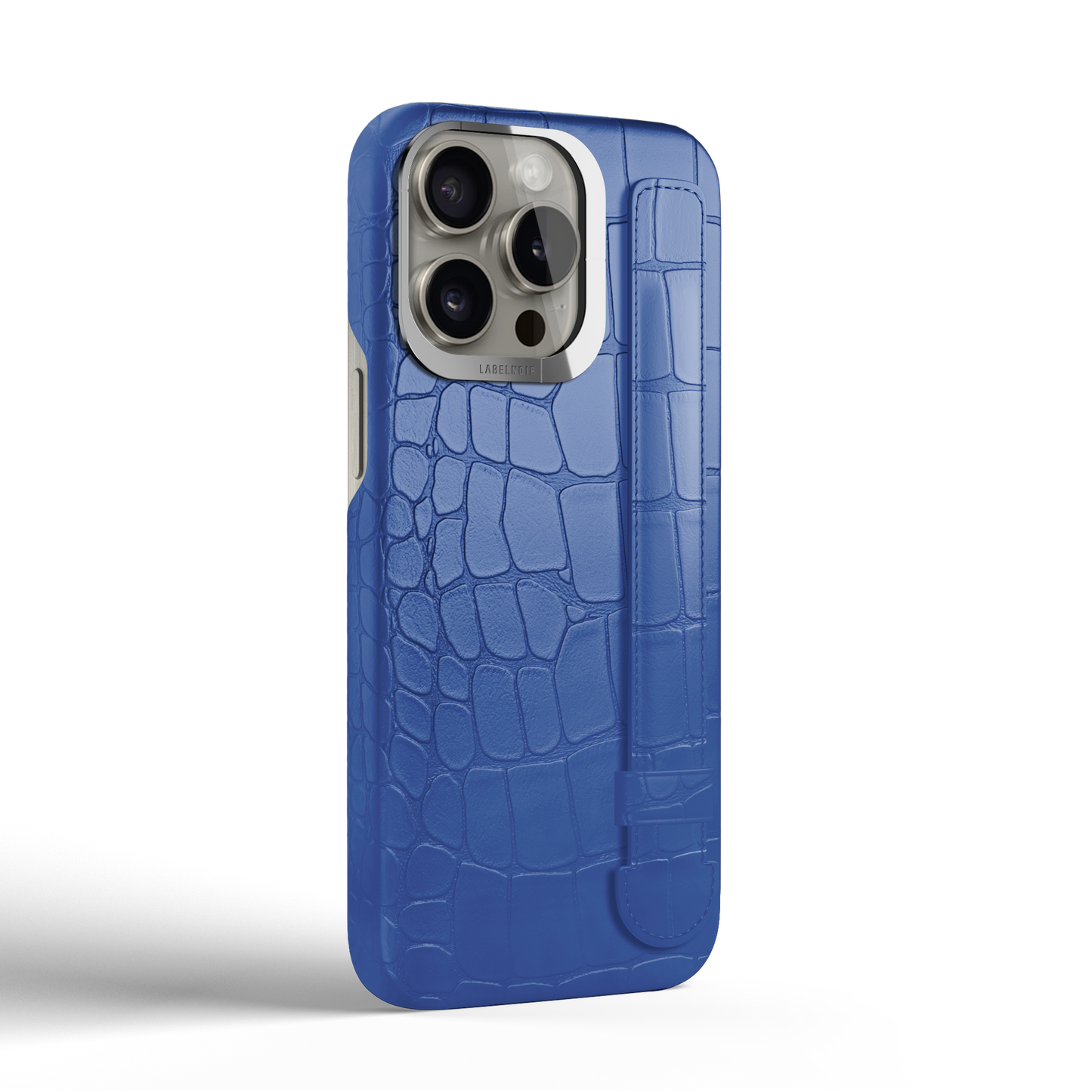 Iphone 15 Pro Phantom Blue Alligator Strap Case | Magsafe