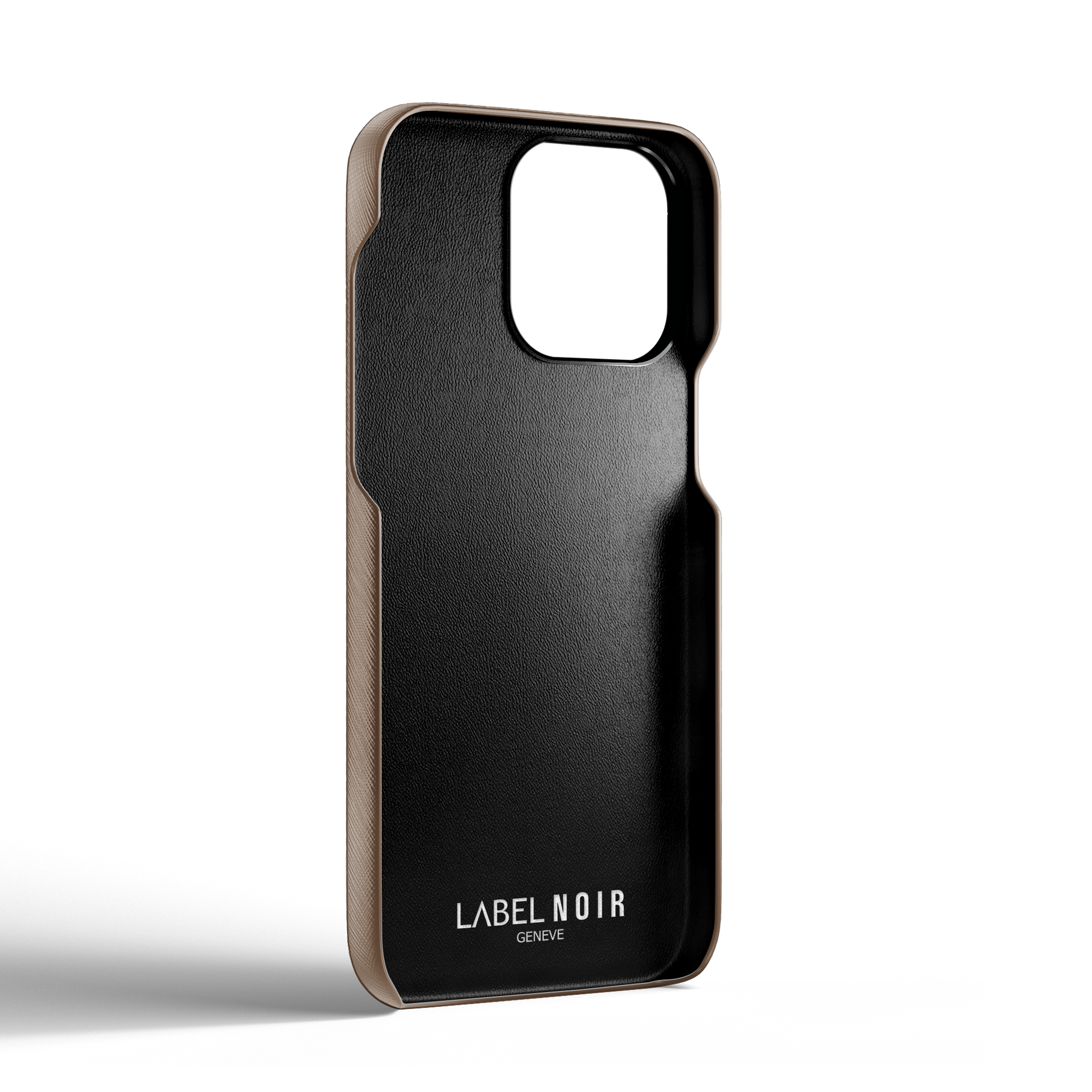 Iphone 13 Pro Taupe Saffiano Case | Magsafe