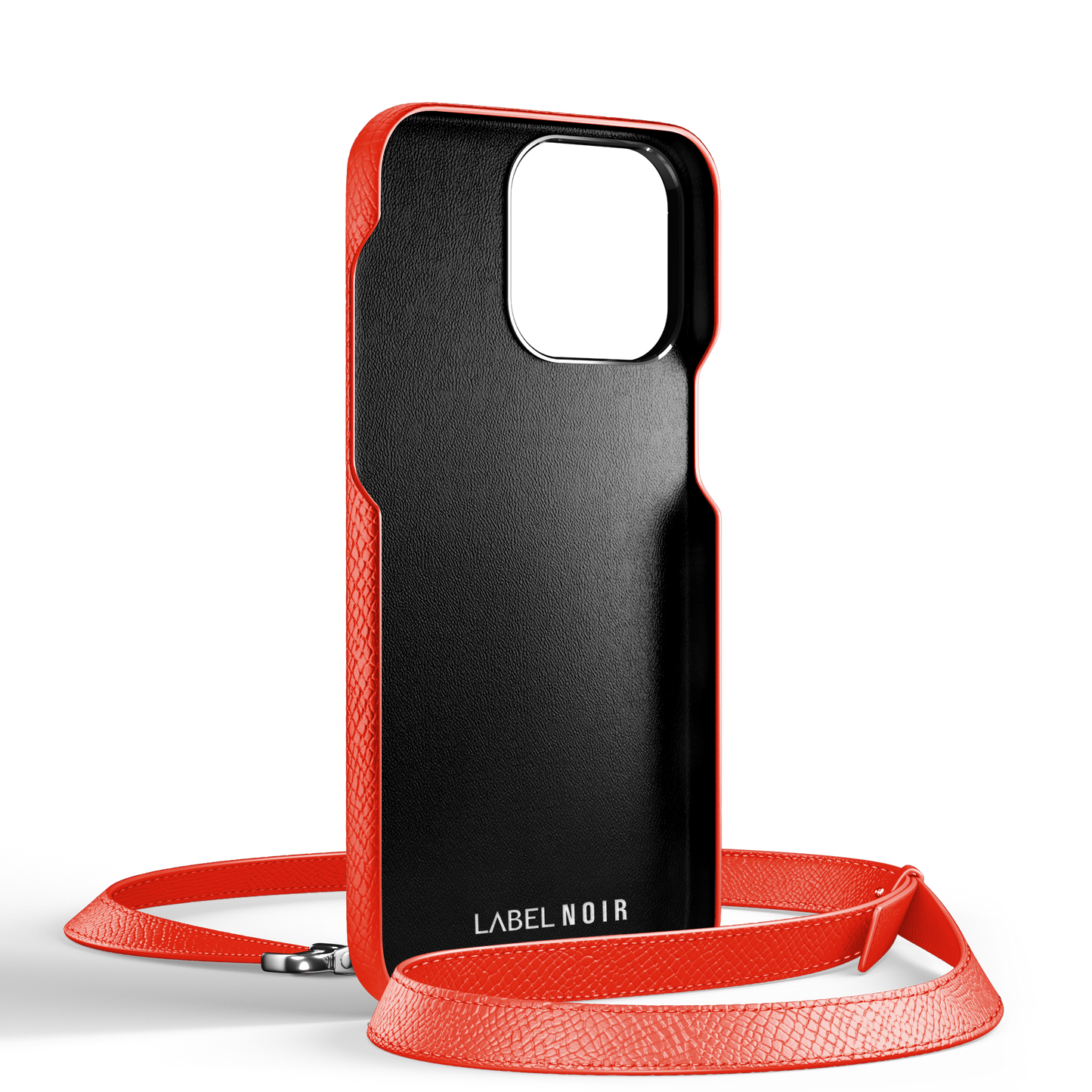Iphone 15 Pro Orange Crossbody Case | Label Noir Genève