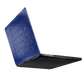 MacBook Pro 16-inch Blue Peony Alligator Case