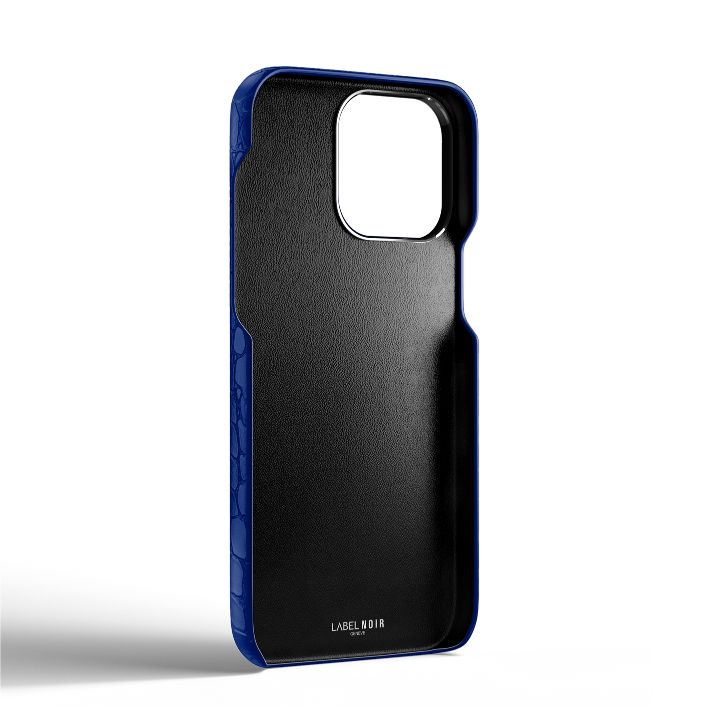 Iphone 15 Pro Blue Peony Alligator Case | Magsafe