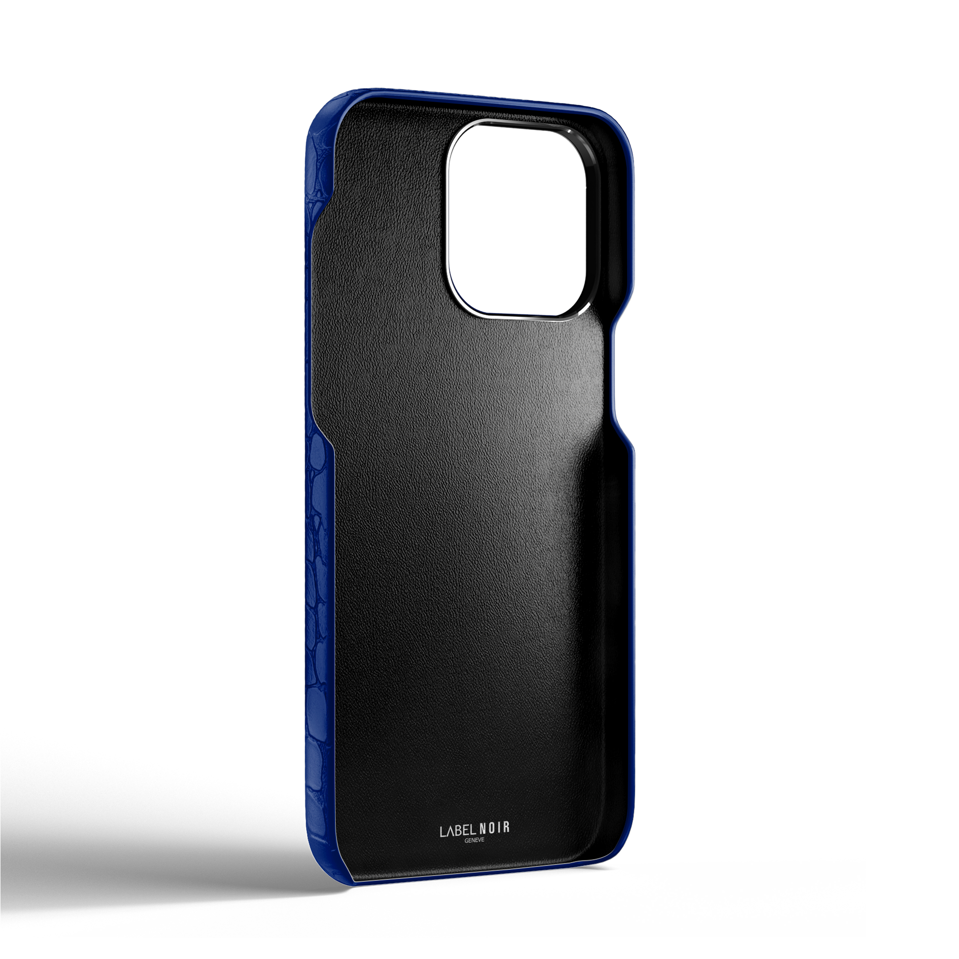 Iphone 15 Pro Blue Peony Alligator Case | Magsafe