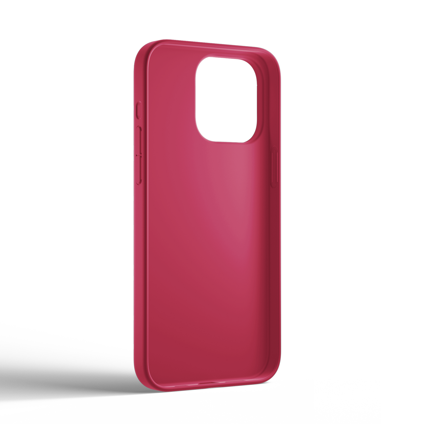Iphone 15 Pro Magenta Rubber Case | Label Noir Genève