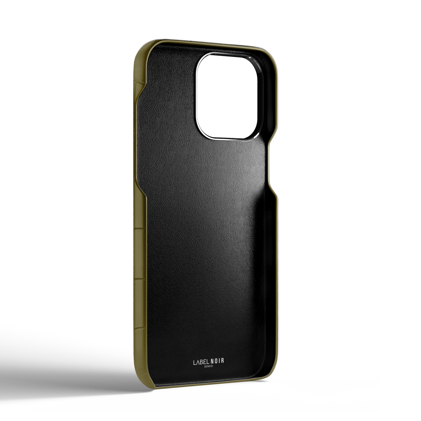 Iphone 15 Pro Olive Green Alligator Removable Strap Case | Magsafe
