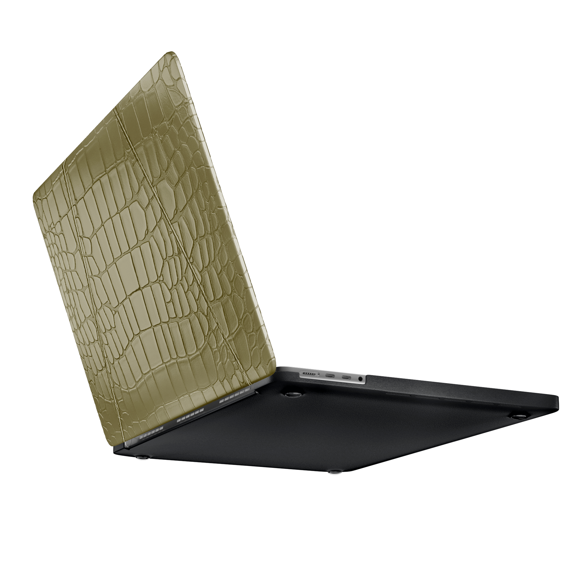 MacBook Pro 16-inch Olive Green Alligator Case