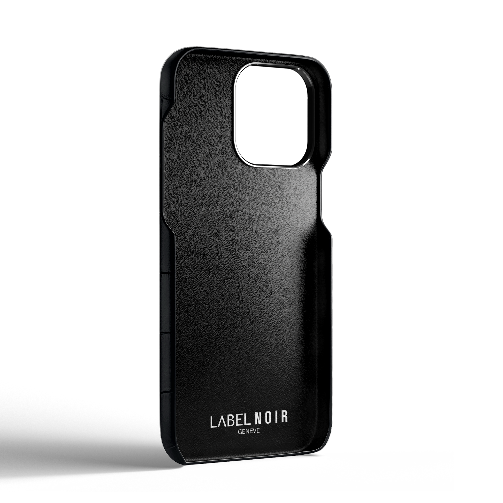 Iphone 13 Pro Black Alligator Removable Strap Case | Magsafe