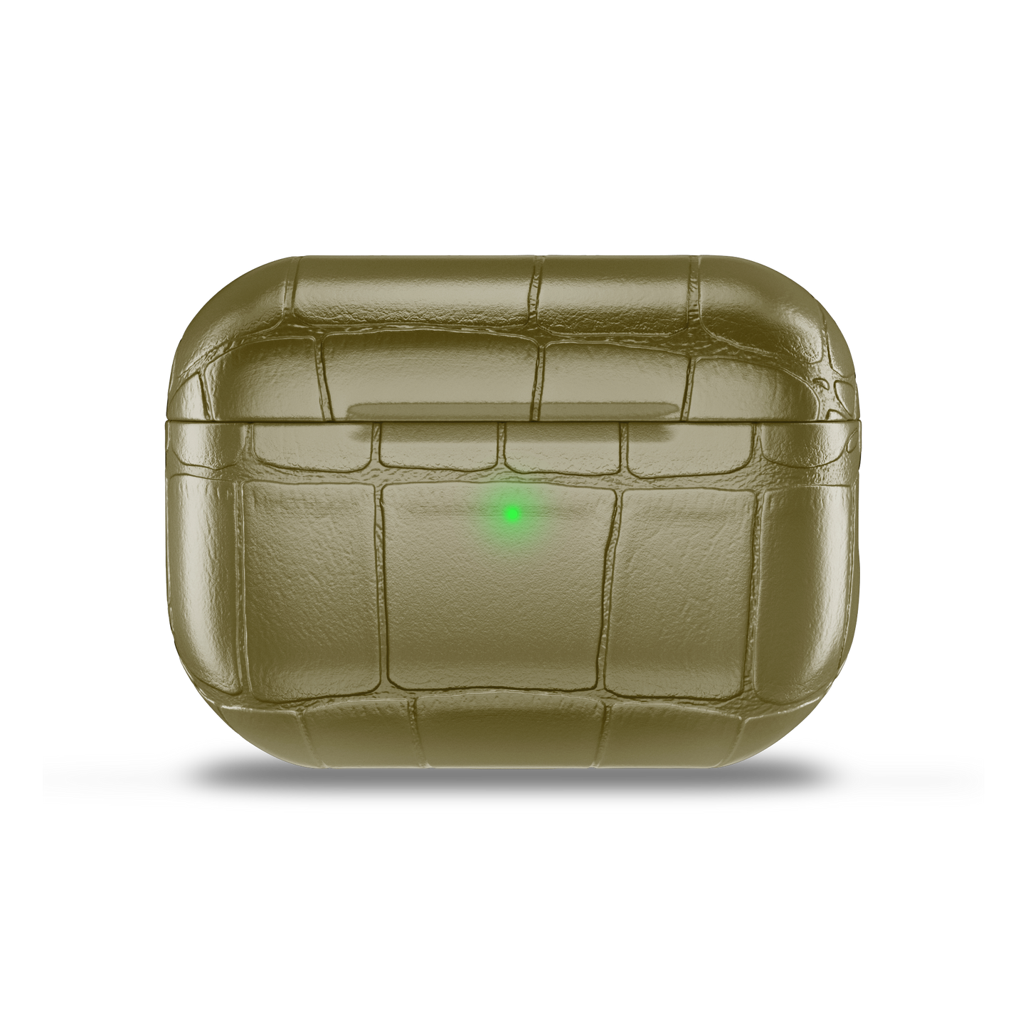 Airpods Pro 2 Olive Green Alligator Cover