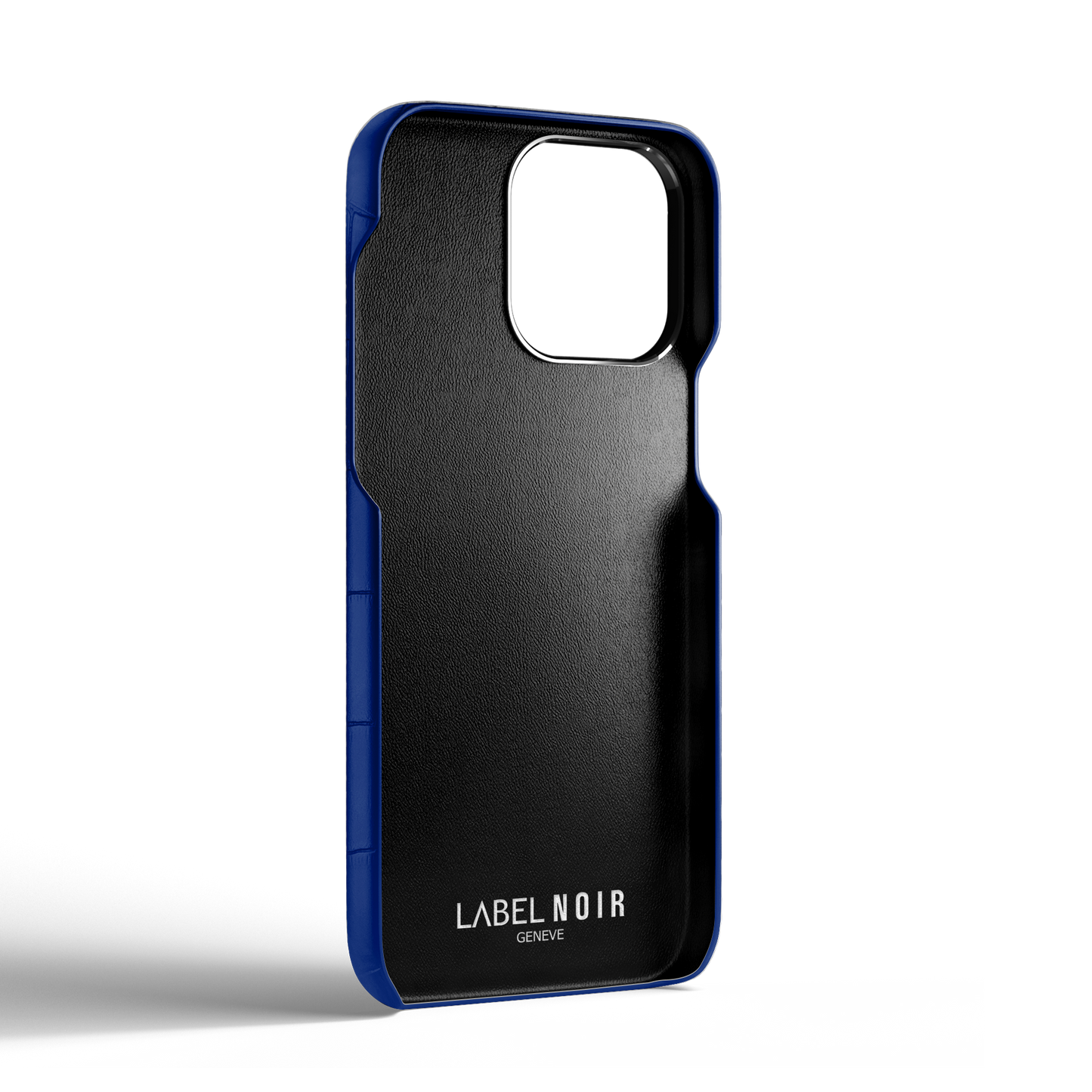 Iphone 13 Pro Blue Peony Alligator Strap Case | Magsafe
