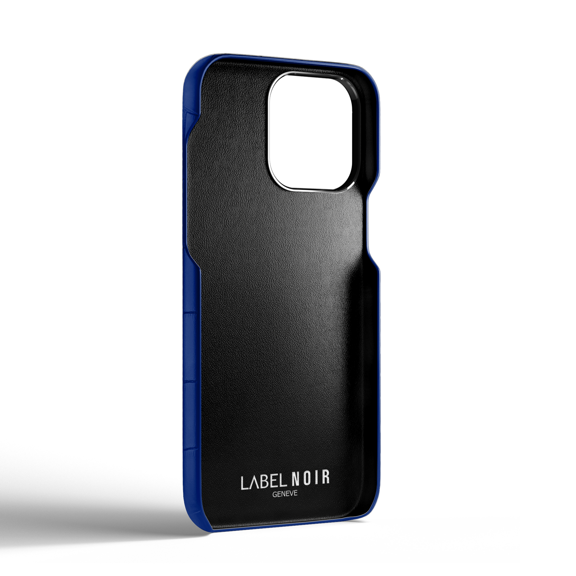 Iphone 13 Pro Blue Peony Alligator Strap Case | Magsafe