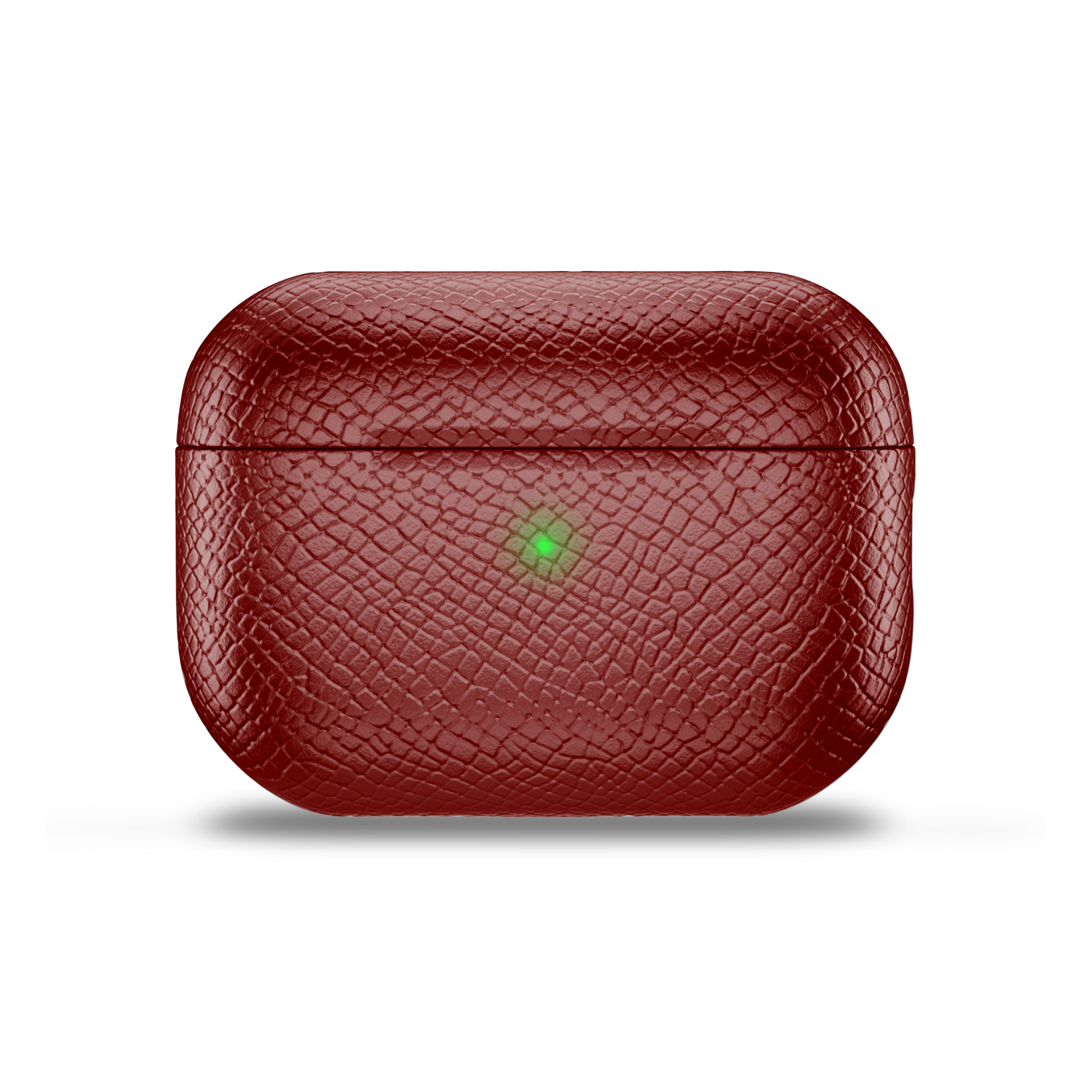 Airpods Pro 2 Ruby Grained Leather Cover