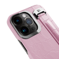 Iphone 14 Pro Pink Alligator Removable Strap Case | Magsafe