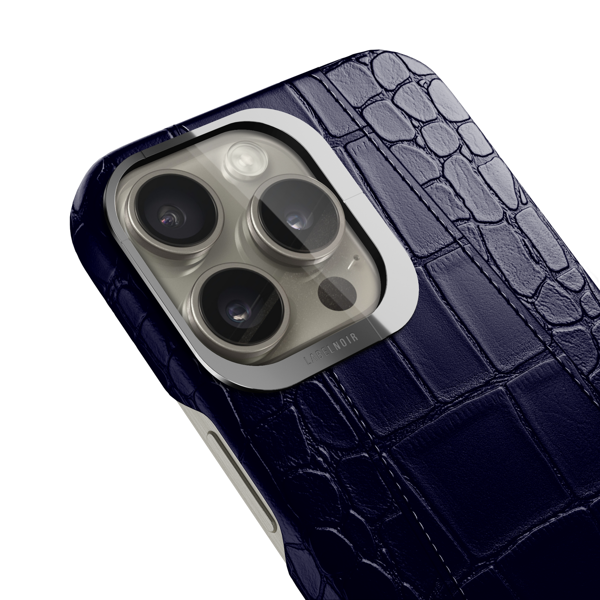 Iphone 16 Pro Max Navy Blue Alligator Case | Magsafe