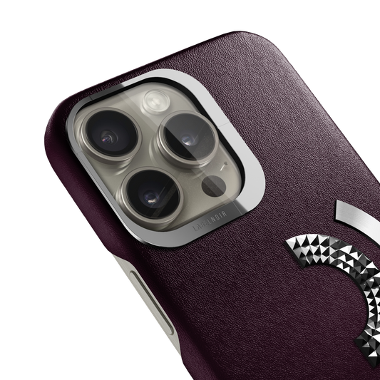 Iphone 16 Pro Purple Ornate Case | Label Noir Genève