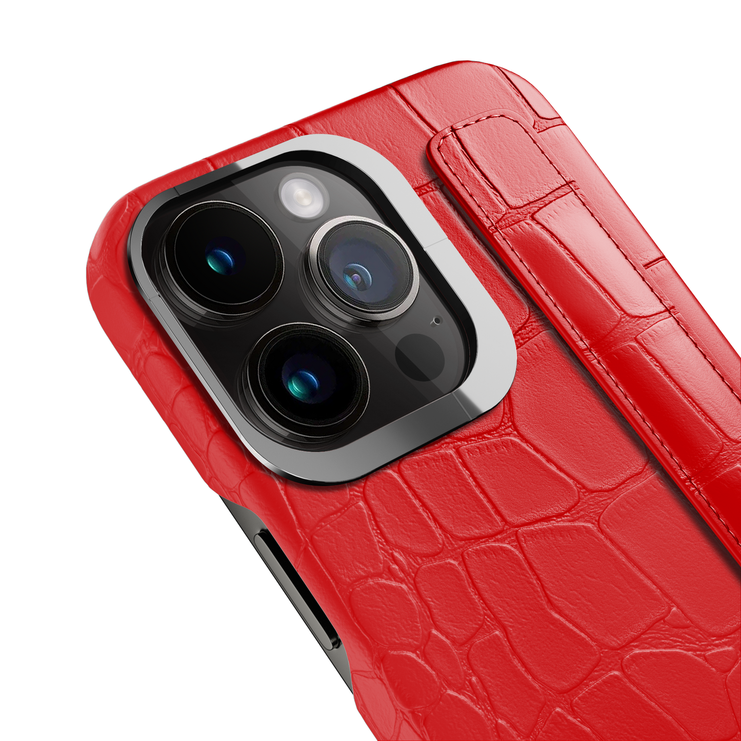 Iphone 14 Pro Red Alligator Strap Case | Magsafe