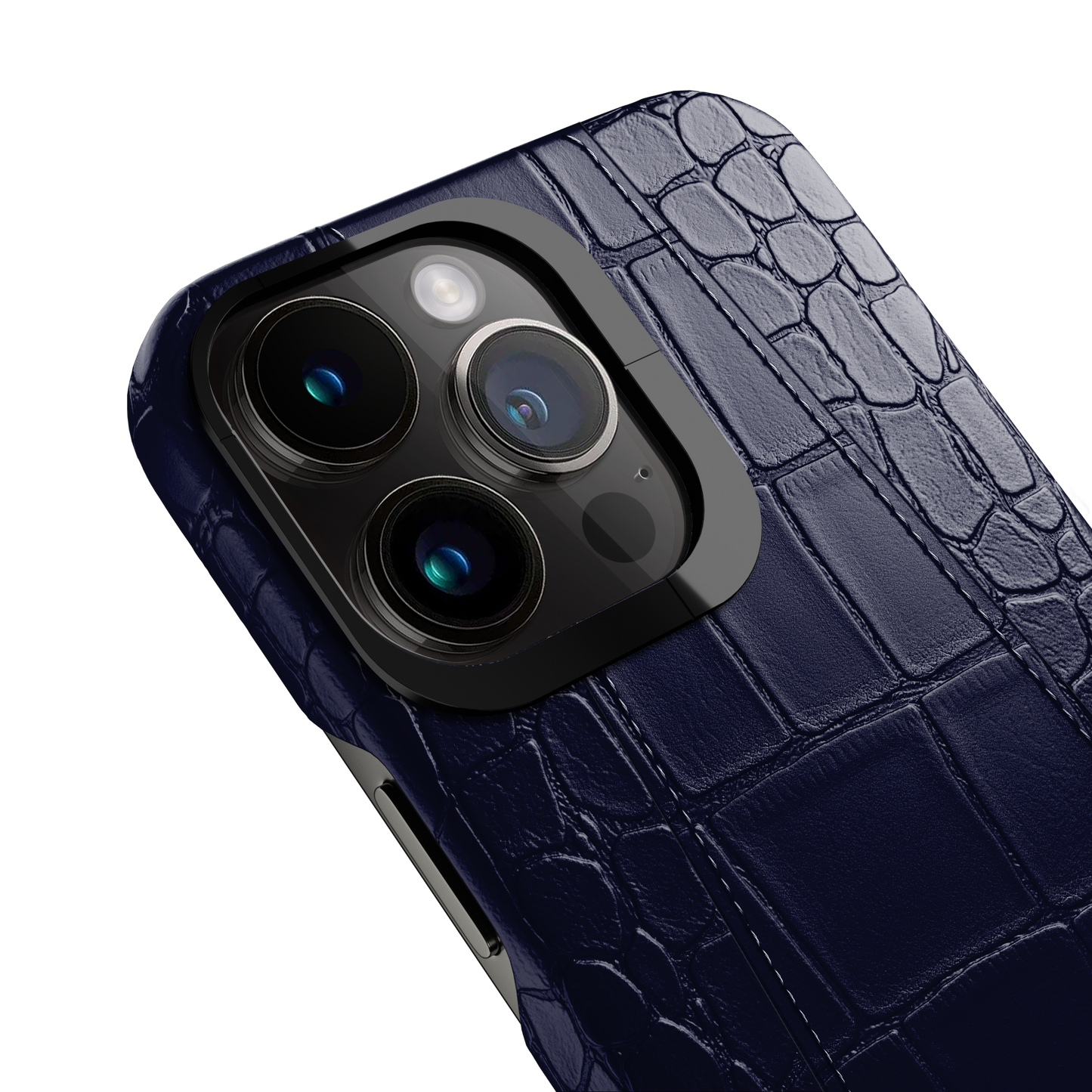 Iphone 13 Navy Blue Alligator Case | Magsafe
