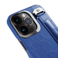Iphone 13 Pro Phantom Blue Alligator Removable Strap Case | Magsafe