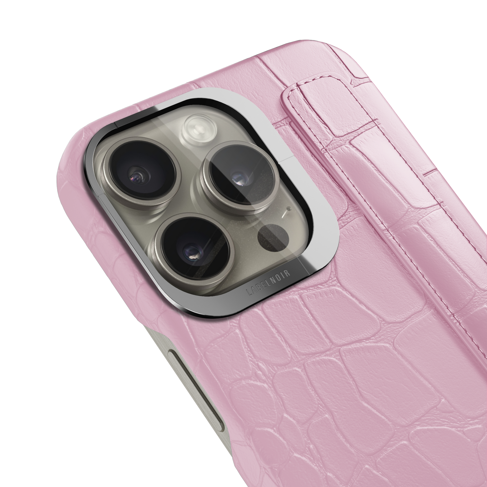 Iphone 15 Pro Pink Alligator Strap Case | Magsafe