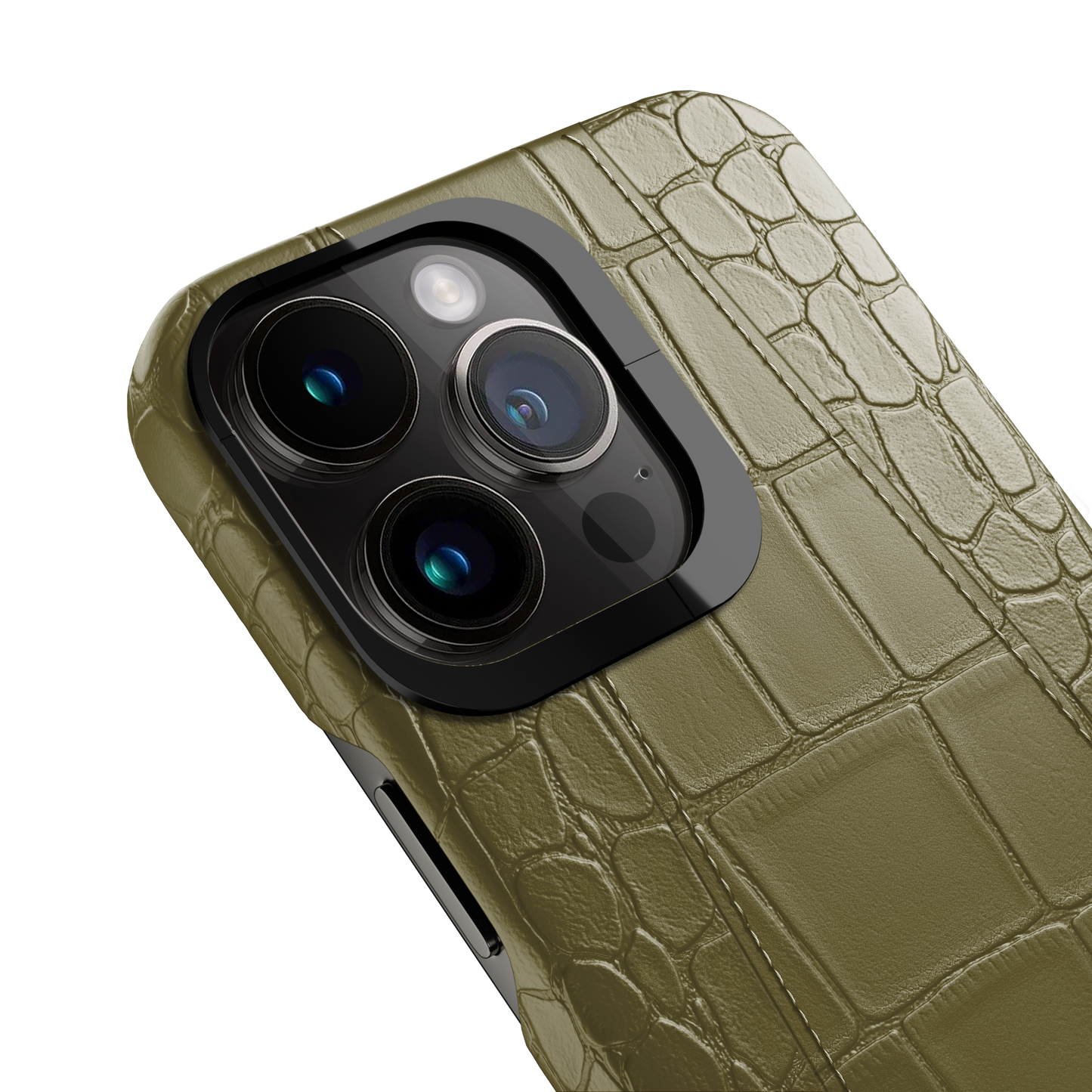 Iphone 14 Pro Olive Green Alligator Case | Magsafe