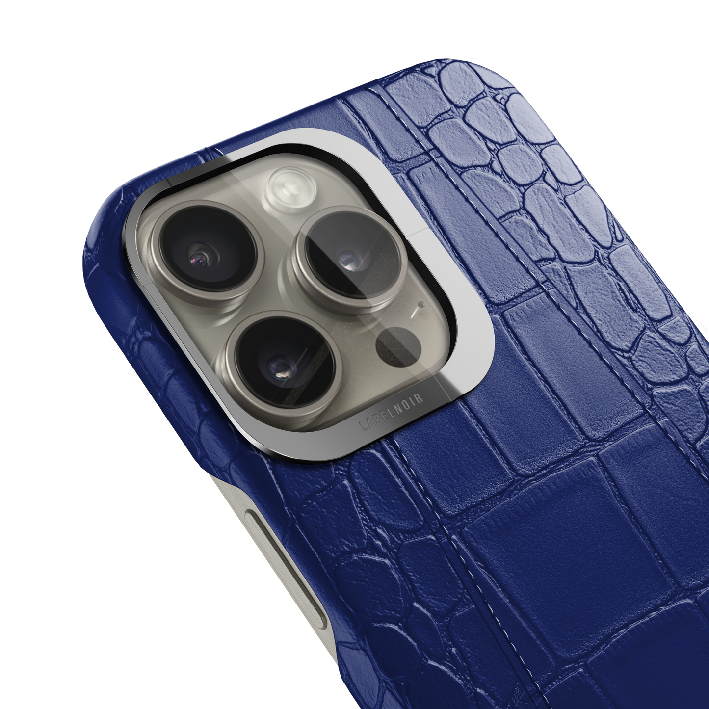 Iphone 16 Pro Blue Peony Alligator Case | Magsafe