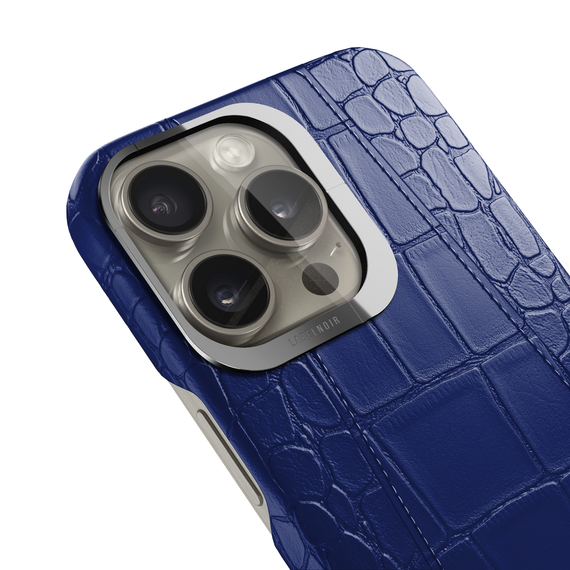 Iphone 16 Pro Blue Peony Alligator Case | Magsafe