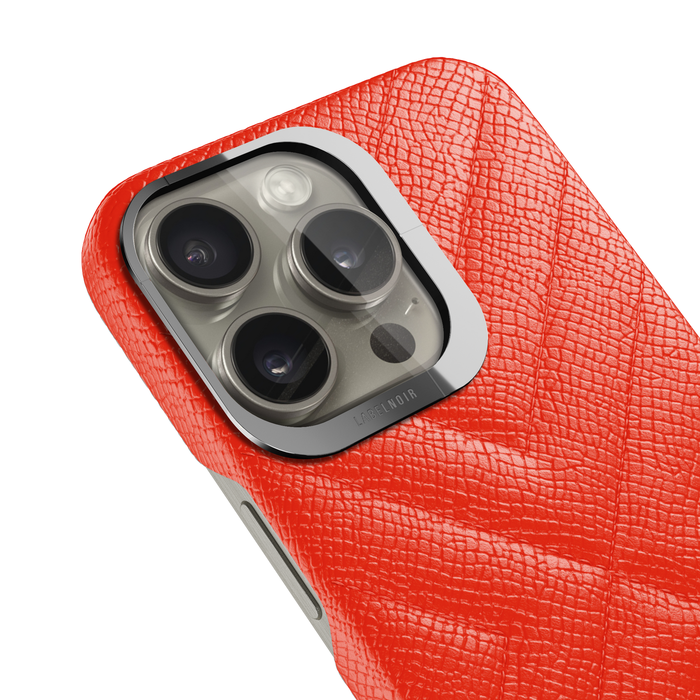 Iphone 15 Pro Orange Quilted Case